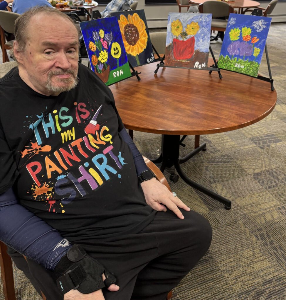 Rons flower paintings